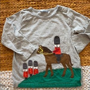 Baby Boden Royal Guards appliqué long sleeve t
